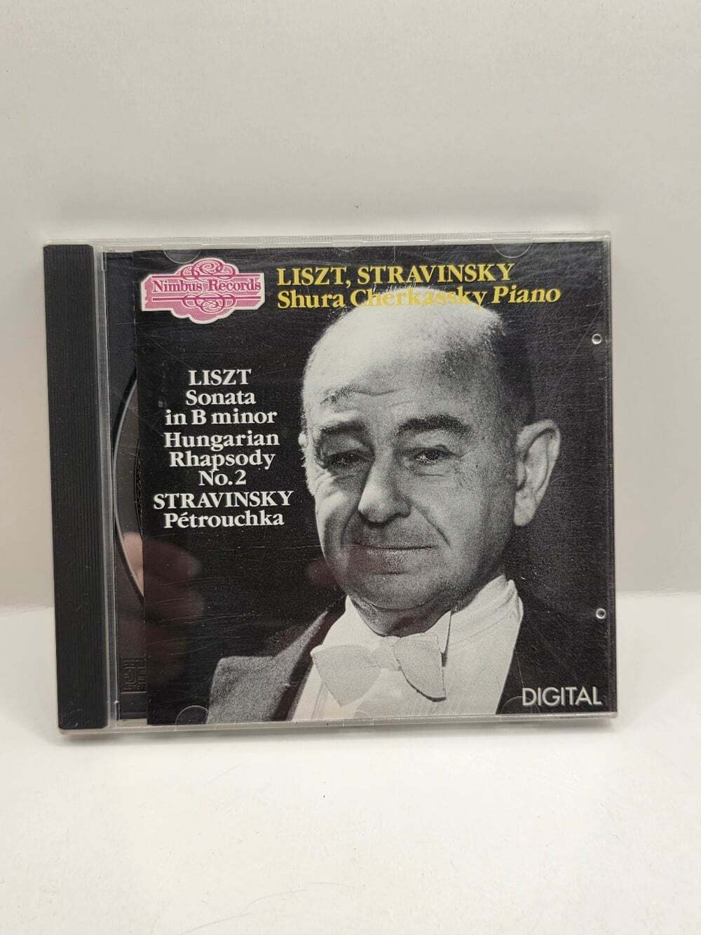 Shura Cherkassky - Liszt, Stravinsky CD 1986 Classical Piano Nimbus Records